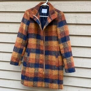 Schacket Chore coat Plaid Wool Blend Coat